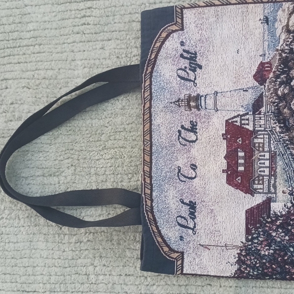 Lighthouse fabric tote bag - Picture 9 of 11